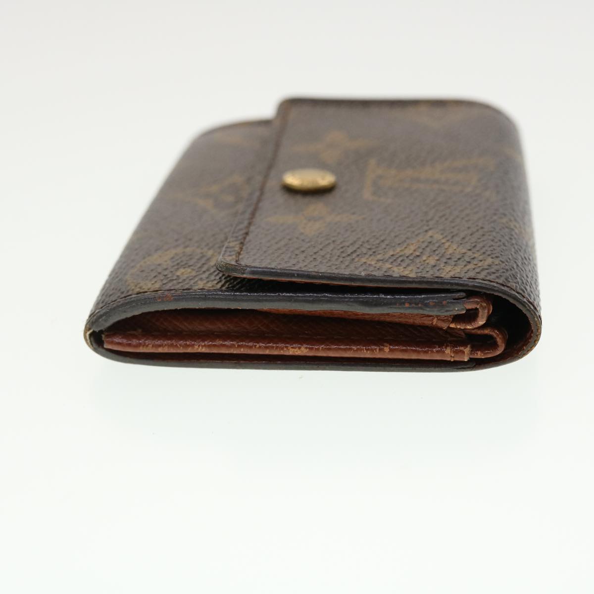 Louis Vuitton Monogram Porte MonnaiePlat Coin Purse LV