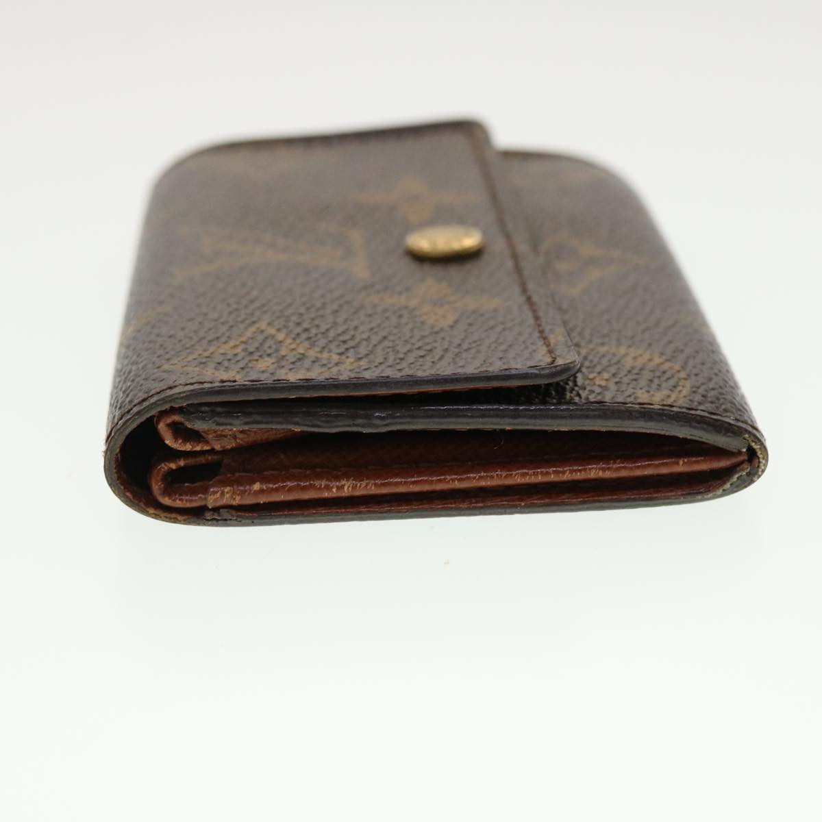 Louis Vuitton Monogram Porte MonnaiePlat Coin Purse LV