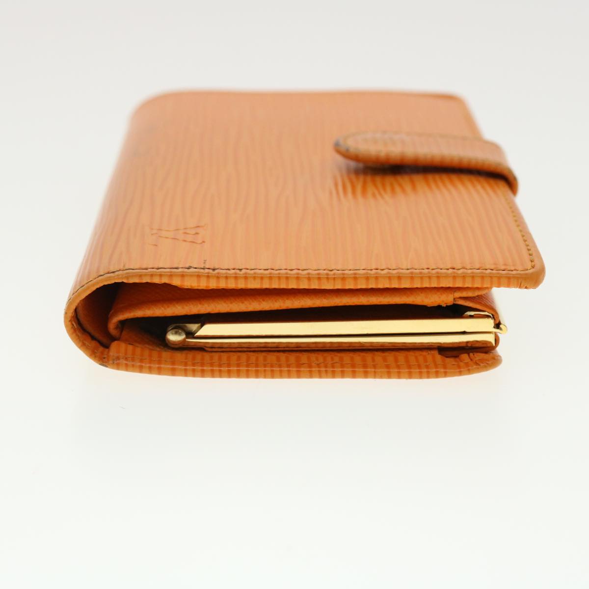 Louis Vuitton Epi Porte Monnaie Billets Viennois Wallet Orange LV