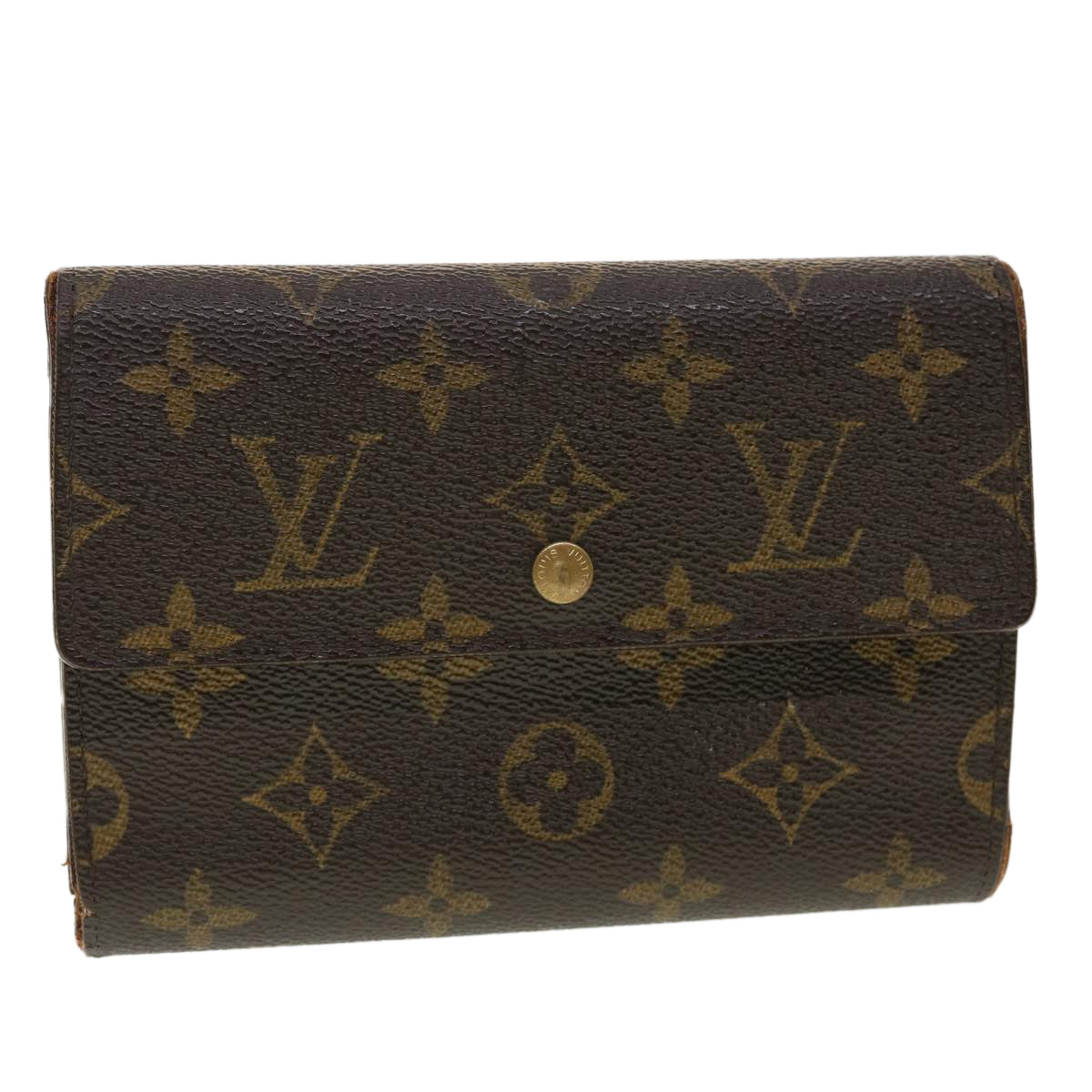Louis Vuitton Monogram Porte Tresor Etui Papie Wallet LV