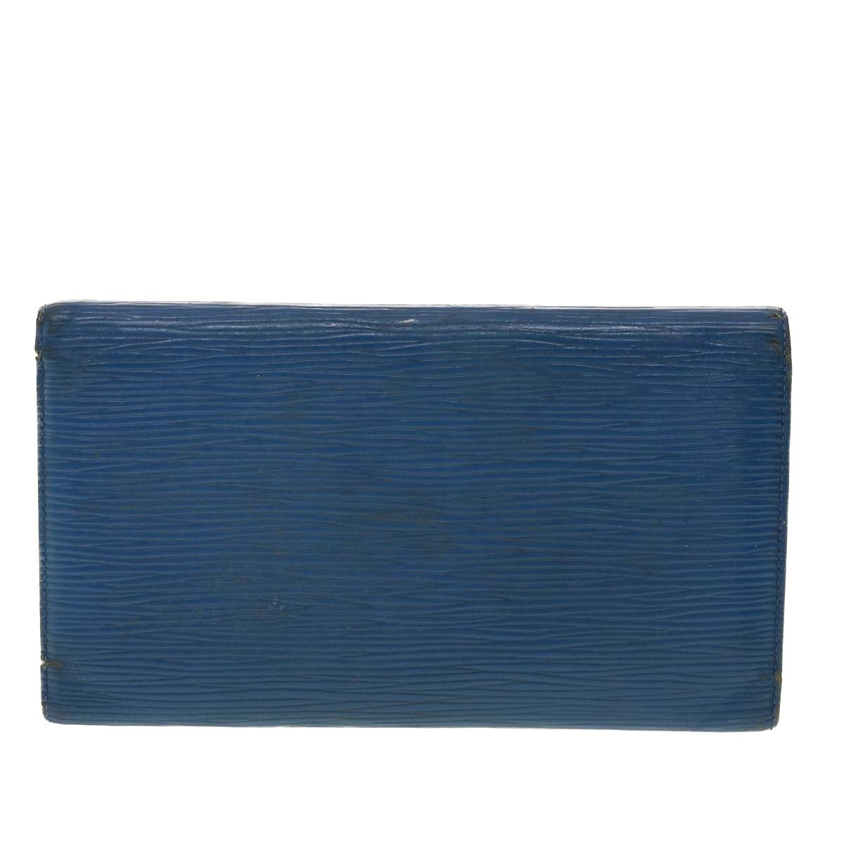 Louis Vuitton Epi Porte Tresor International Long Wallet Blue
