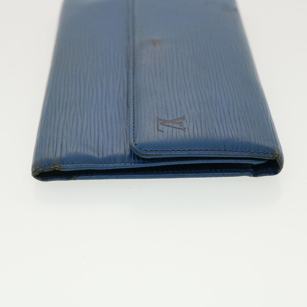 Louis Vuitton Epi Porte Tresor International Long Wallet Blue