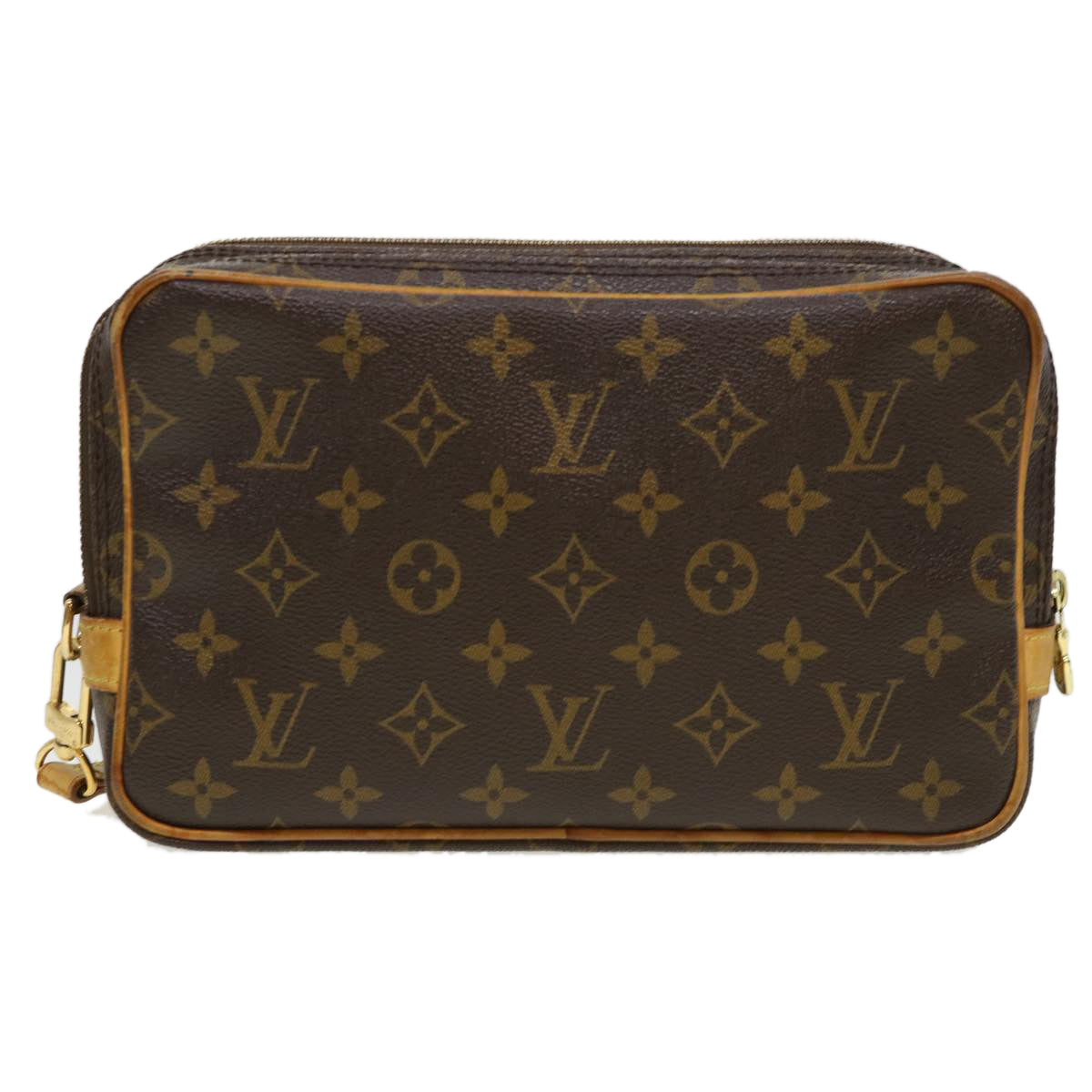 LOUIS VUITTON Monogram China Run Pavel Clutch Bag M41432 LV 39532
