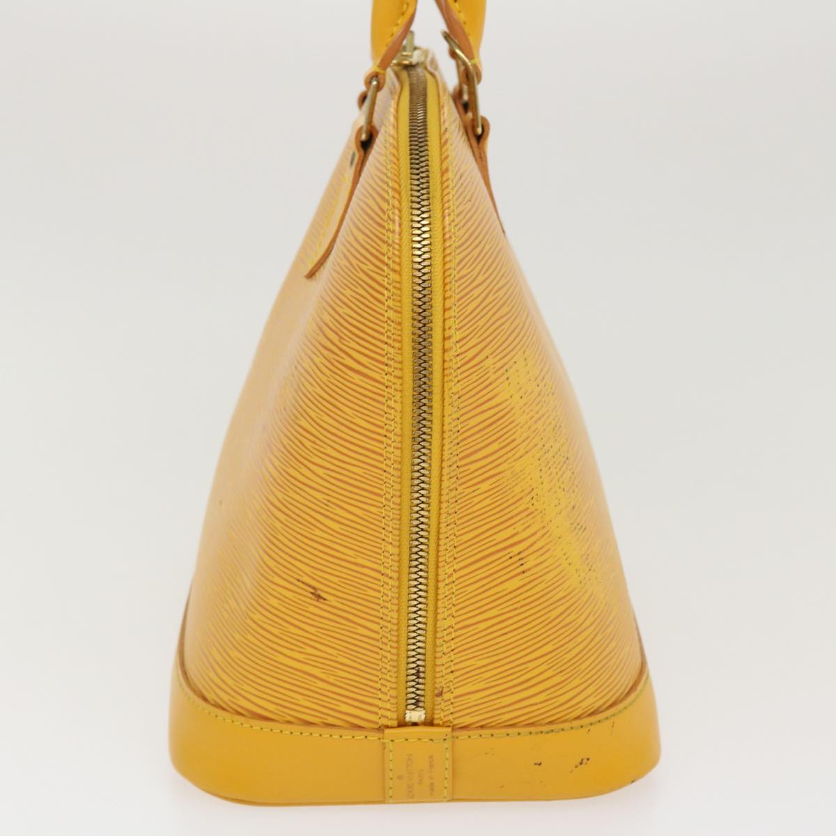 LOUIS VUITTON Epi Alma Hand Bag Tassili Yellow M52149 LV 39561
