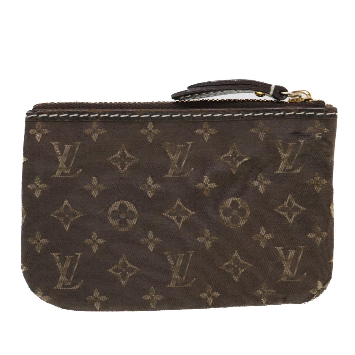 LOUIS VUITTON Monogram Idylle Pochette Cles Coin Purse Fuzan M62994 39565