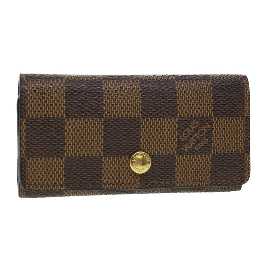 Louis Vuitton Damier Ebene Multicles 4 Key Case LV Fashion Accessory