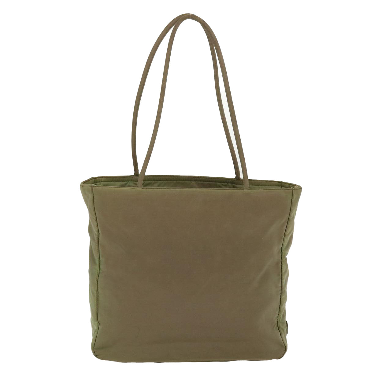 Prada Shoulder Bag Khaki Nylon Nylon Khaki 39611