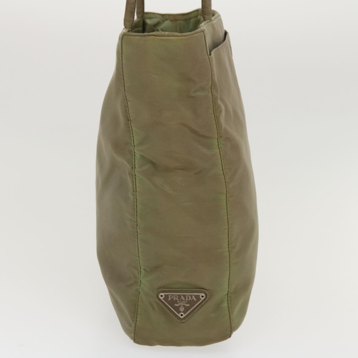 Prada Shoulder Bag Khaki Nylon Nylon Khaki 39611