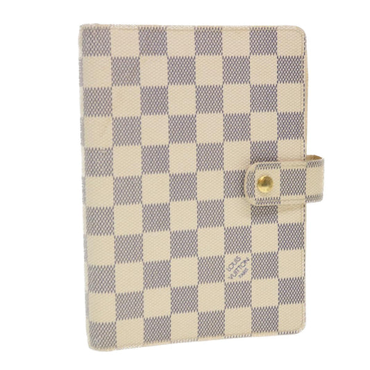 Louis Vuitton Damier Azur Agenda MM Day Planner Cover LV Fashion Accessory