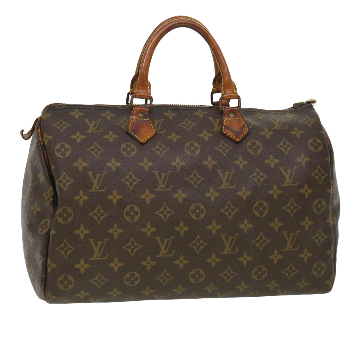 LOUIS VUITTON Monogram Speedy 35 Hand Bag M41524 LV 39714