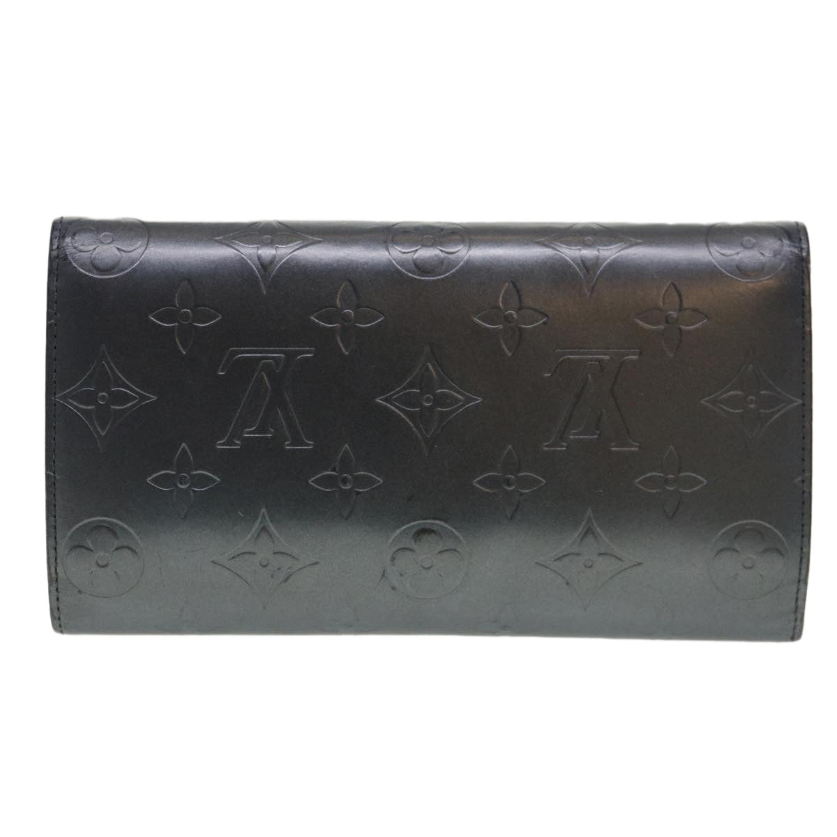 Louis Vuitton Mat Porte Tresor International Long Wallet Gray