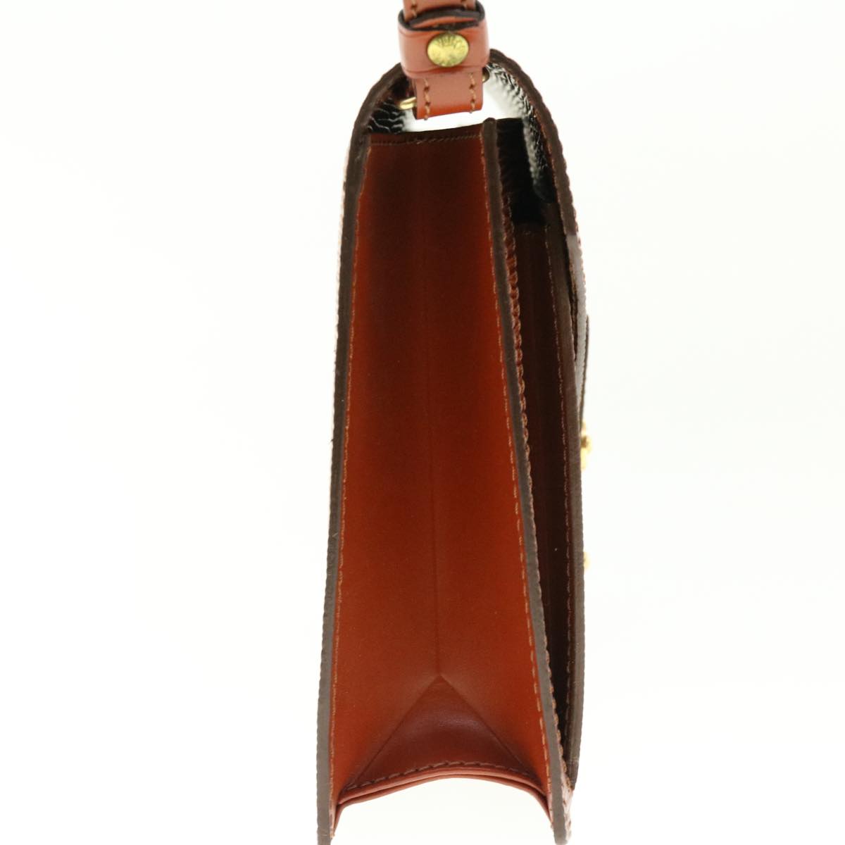 LOUIS VUITTON Epi Serie Dragonne Hand Bag Brown M52618 LV 39745
