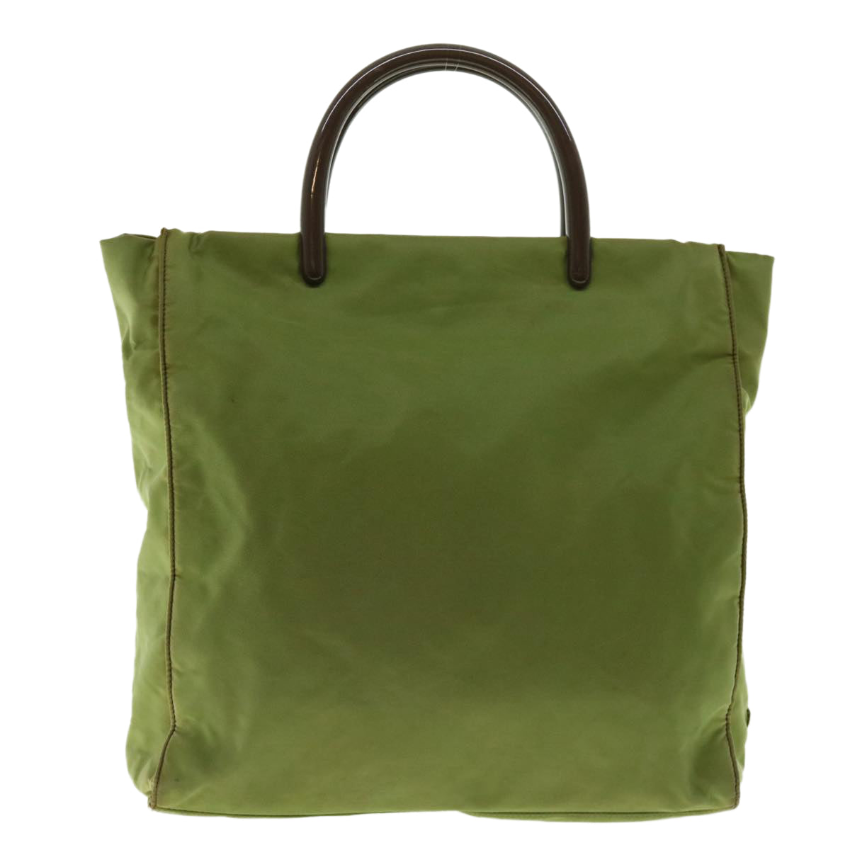 Prada Hand Bag Khaki Nylon Travel Bag Nylon Khaki 39752
