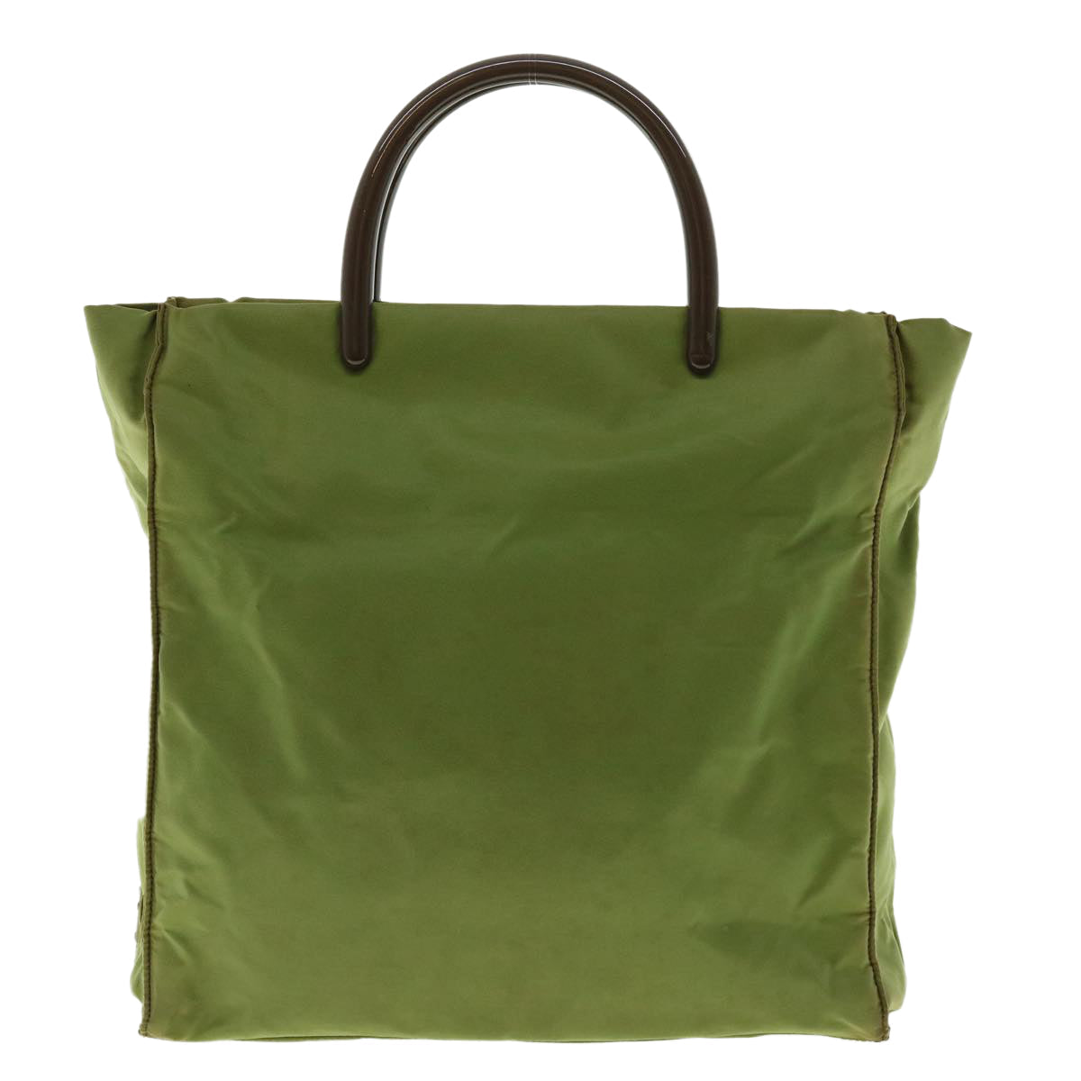 Prada Hand Bag Khaki Nylon Travel Bag Nylon Khaki 39752