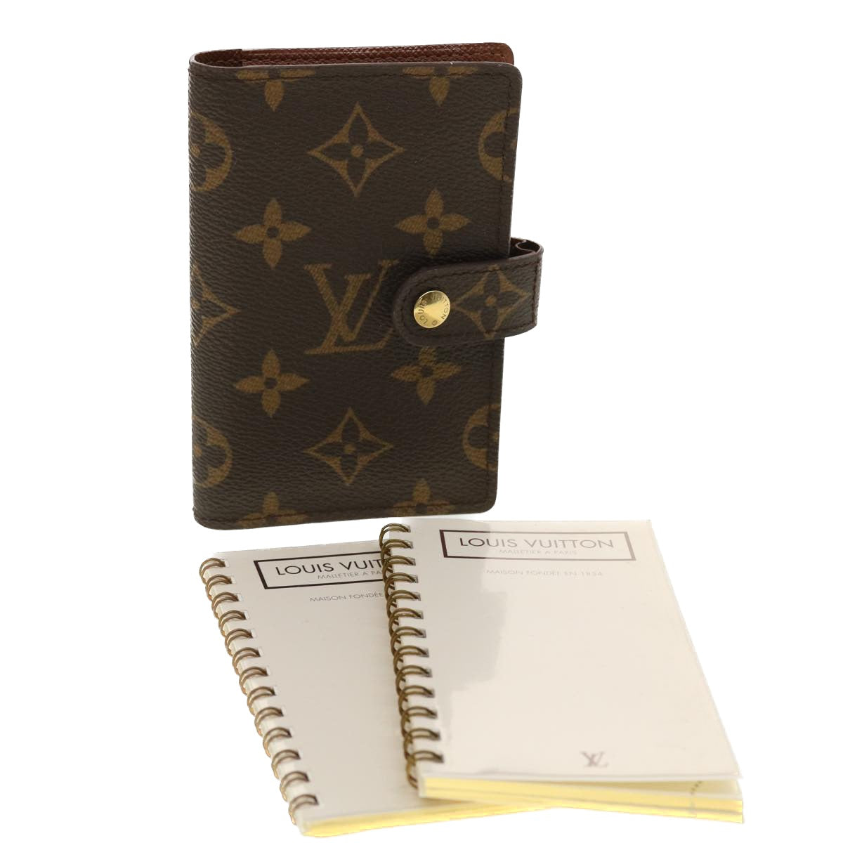 LOUIS VUITTON Monogram Agenda Posh USA Day Planner Cover T56350 LV 39823