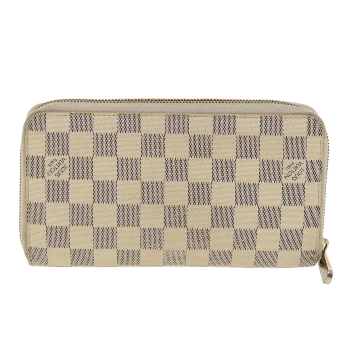 Louis Vuitton Damier Azur Zippy Organizer Long Wallet LV