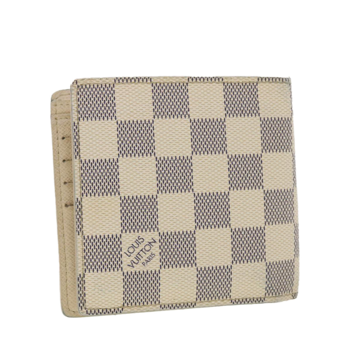 Louis Vuitton Damier Azur Porte Feuille Marco Bifold Wallet LV