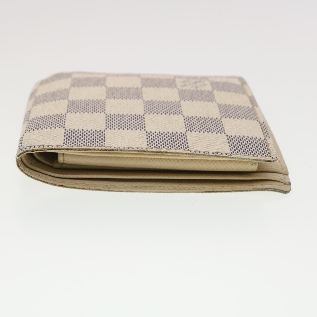 Louis Vuitton Damier Azur Porte Feuille Marco Bifold Wallet LV