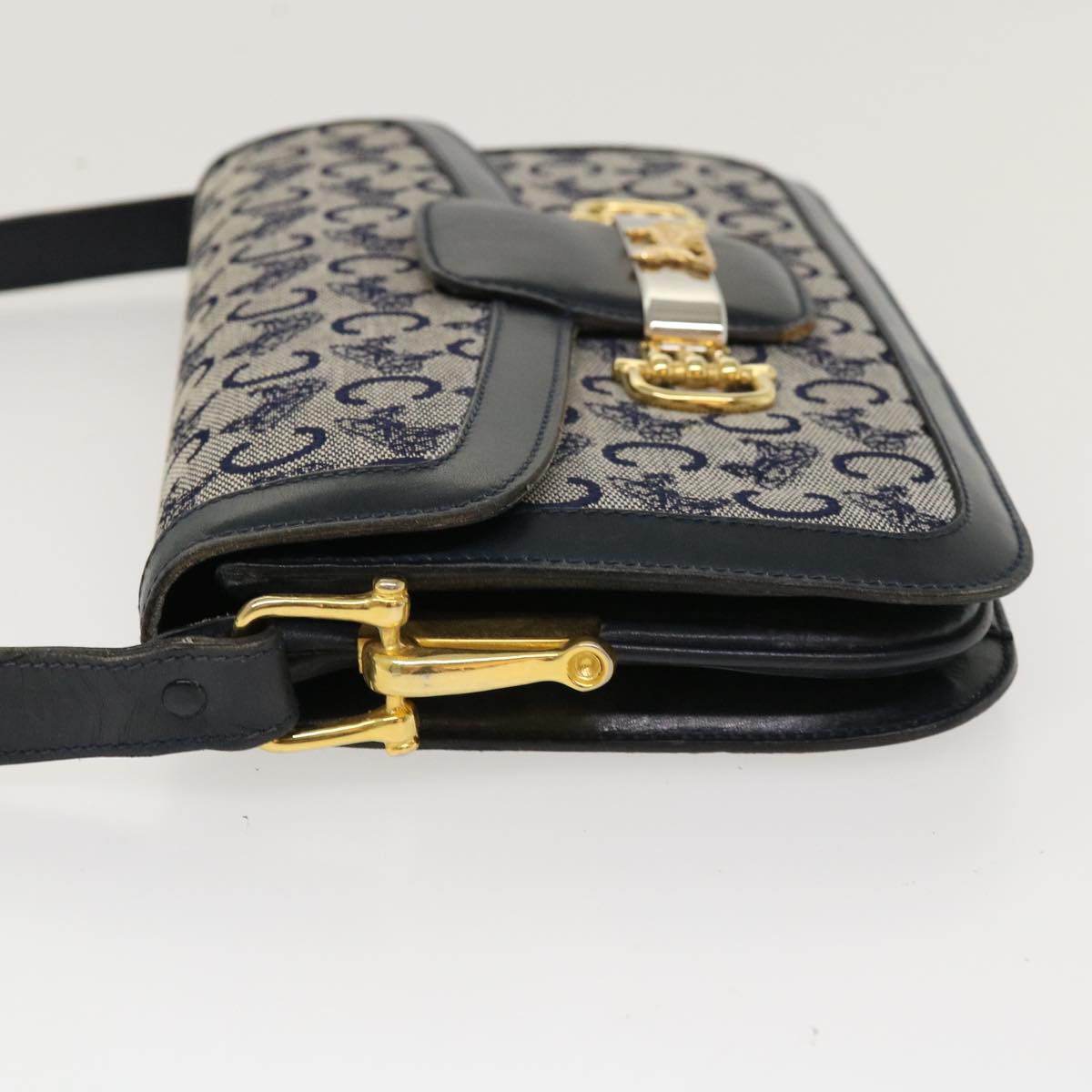 Luxury C Macadam Horse Carriage Shoulder Bag Canvas