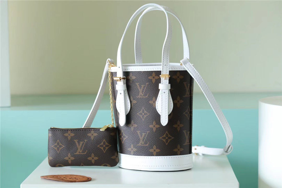 Top Quality Nano Bag For Women Top Monogram Brown Bucket Bag