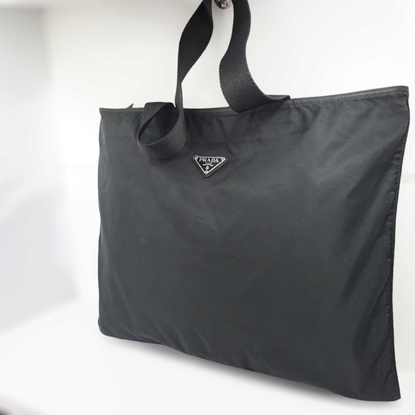 Prada Sort Luxury Handbag Travel Bag Sort Skuldertaske 2