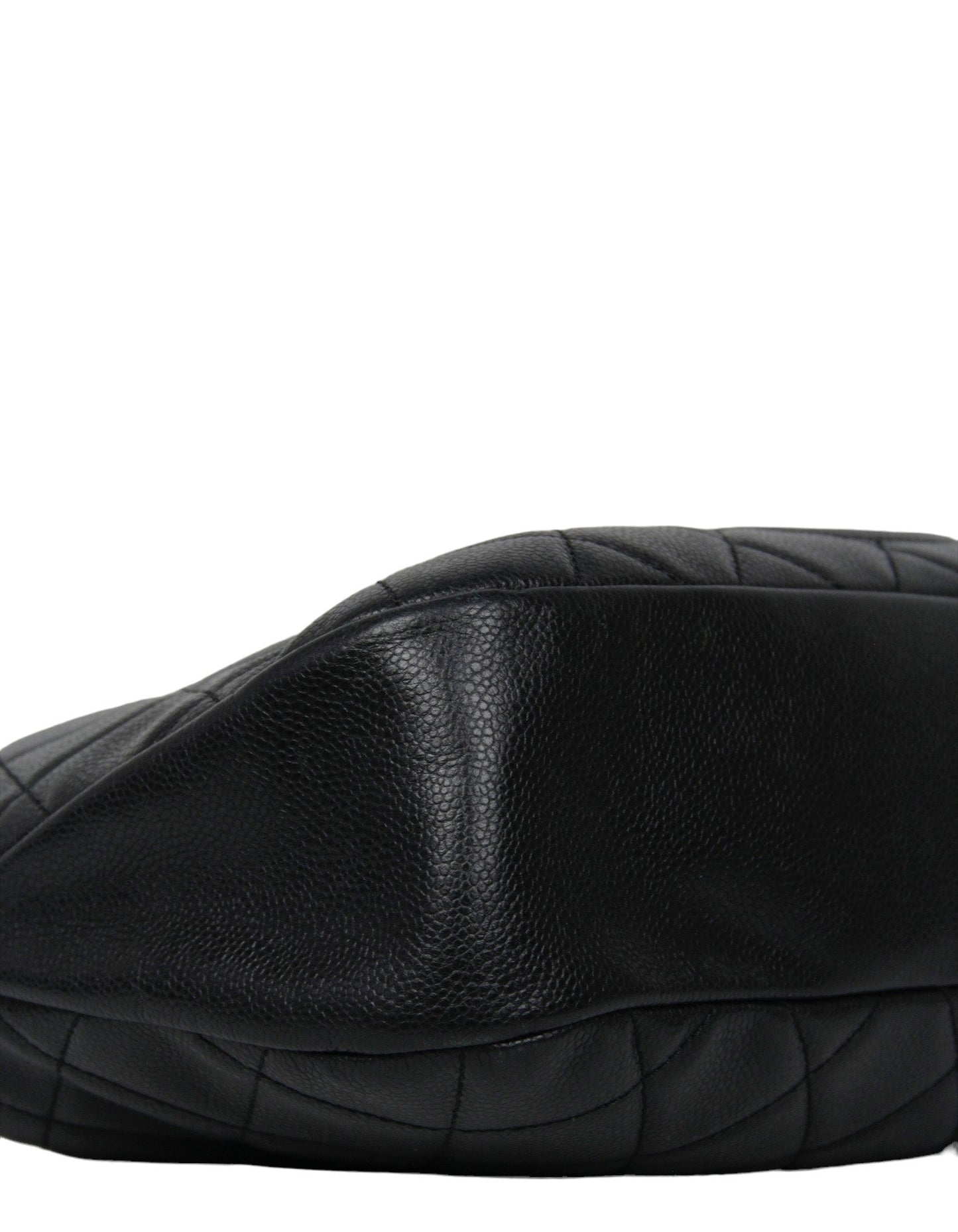 Chanel Black Caviar Timeless Soft Shopper Tote Bag