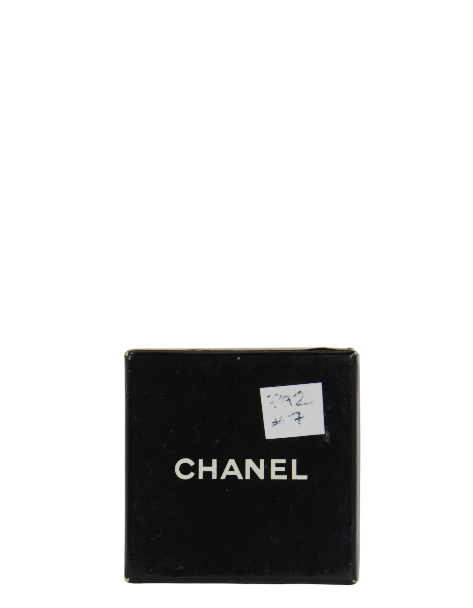 Chanel Crystal Cc & Pearl Hanging Clip Earrings
