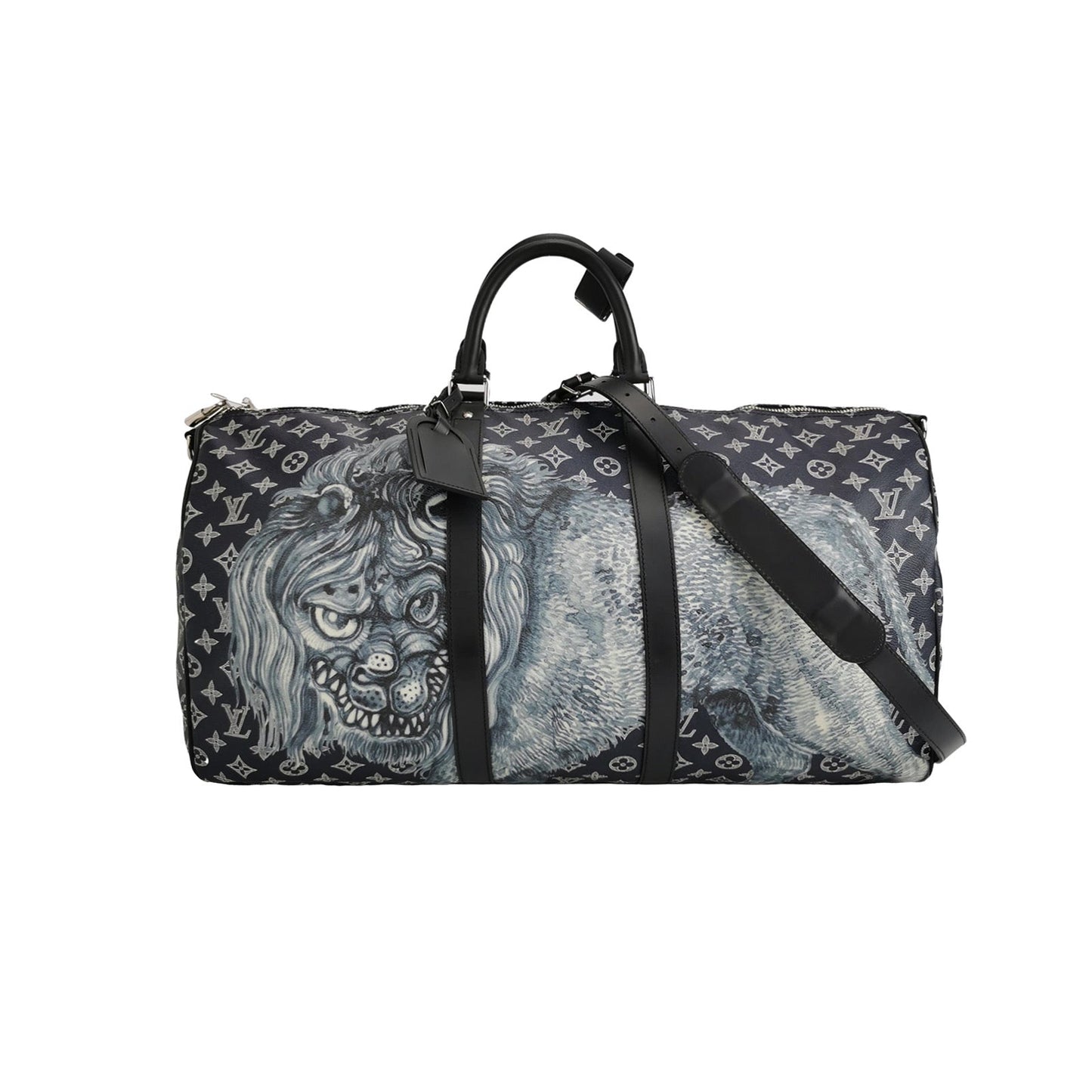 Louis Vuitton x Chapman Brothers Keepall 55 Bandouliere Travel Bag
