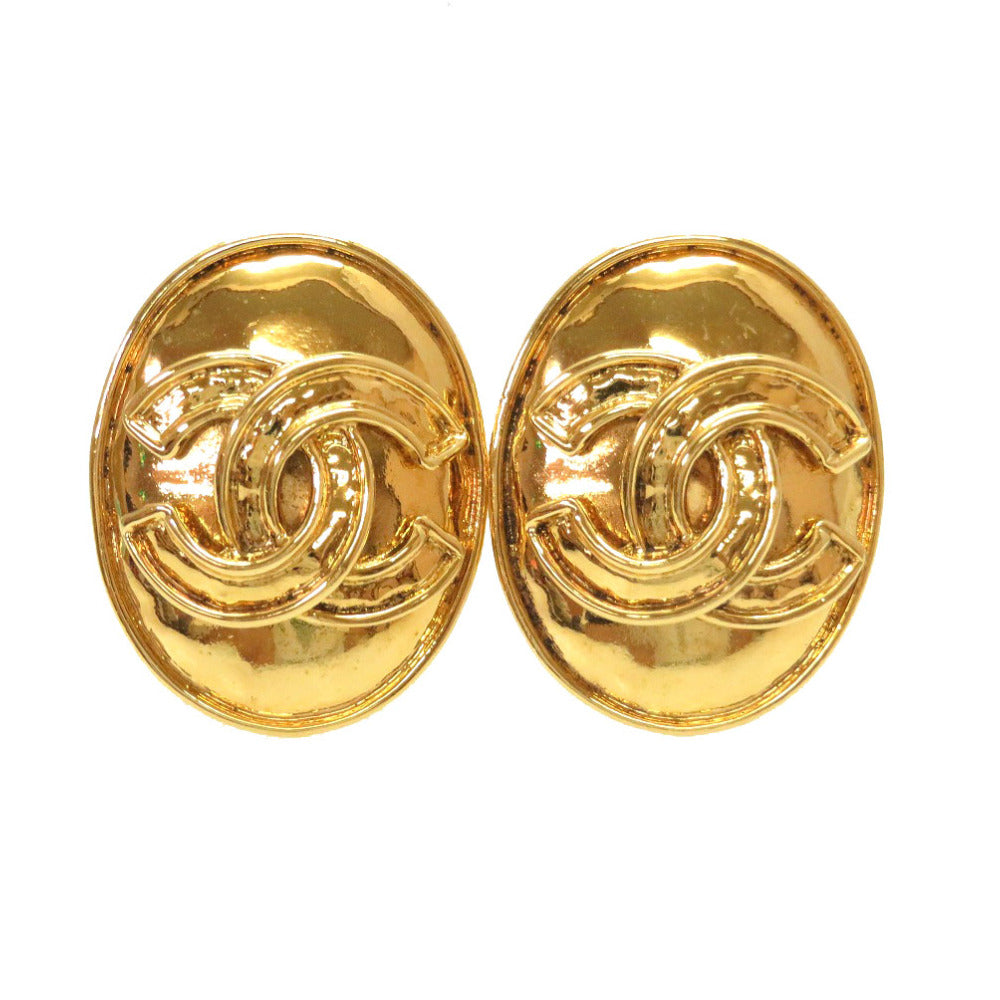 CHANEL Earring metal gold COCO Mark  