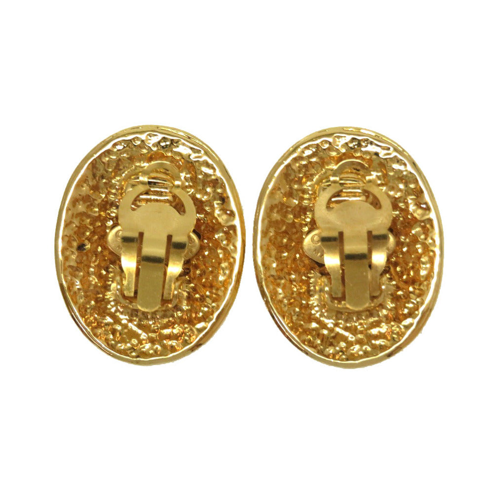 CHANEL Earring metal gold COCO Mark  