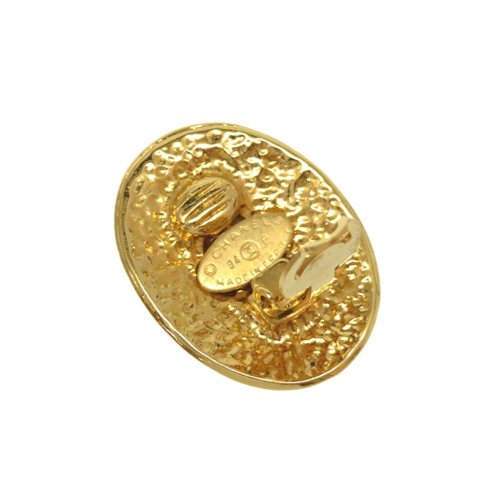 CHANEL Earring metal gold COCO Mark  