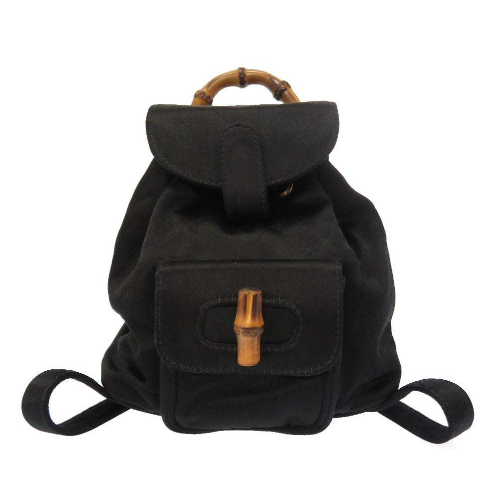 Gucci Backpack 005 Bamboo Black