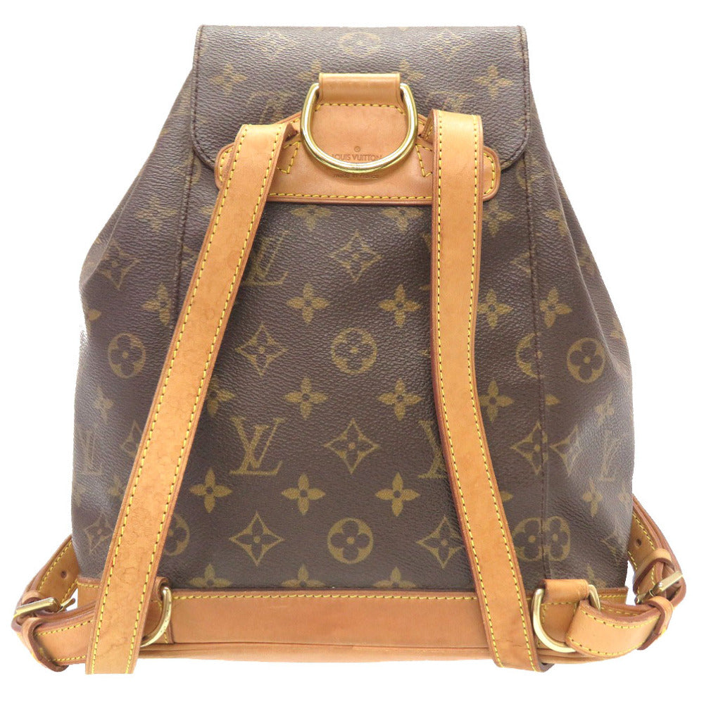 Louis Vuitton Backpack M51136 MontsourisMM Monogram Canvas Brown 3I0105Giz5