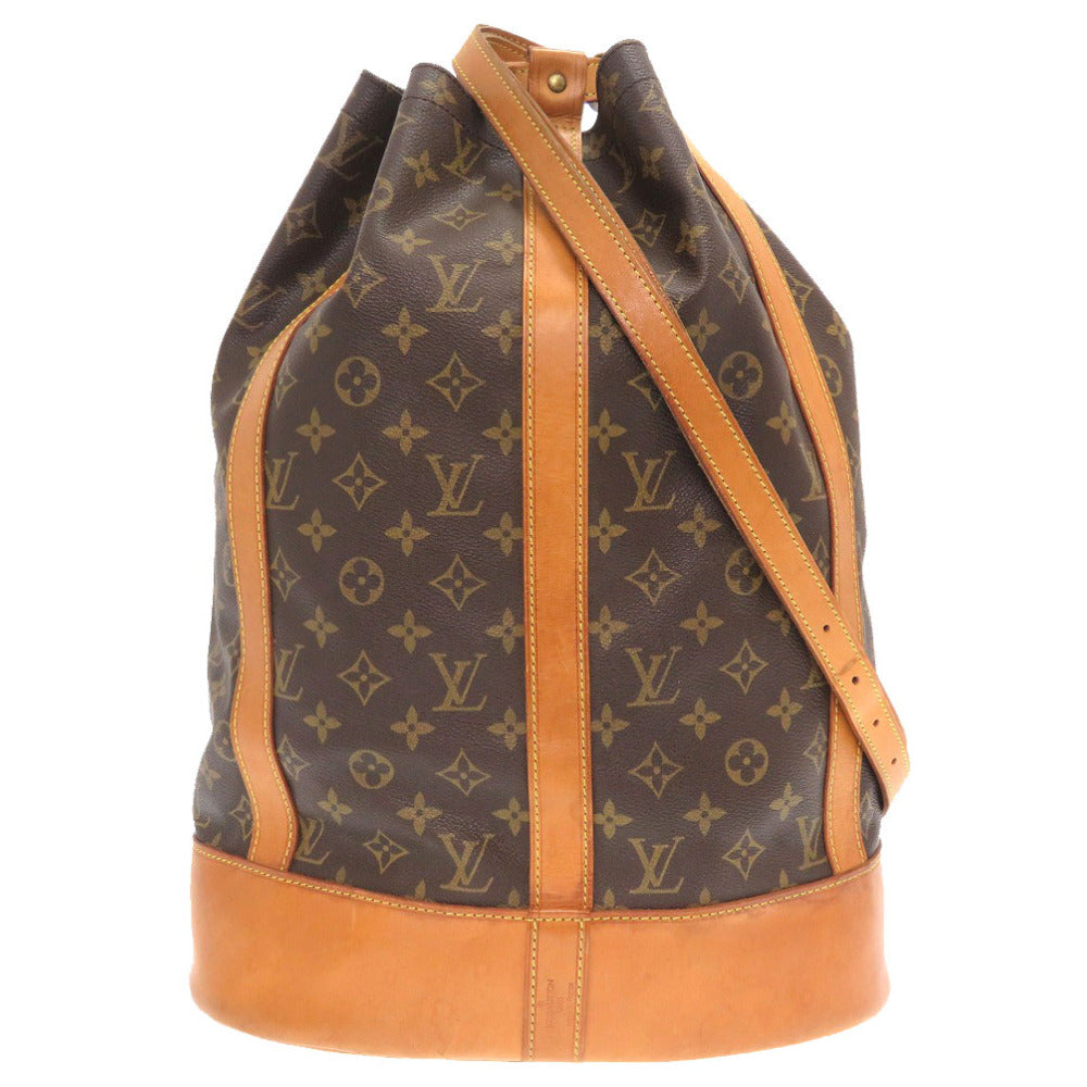 Louis Vuitton M42244 RandonneeGM Monogram Canvas Brown Shoulder Bag 3J0308Slb5