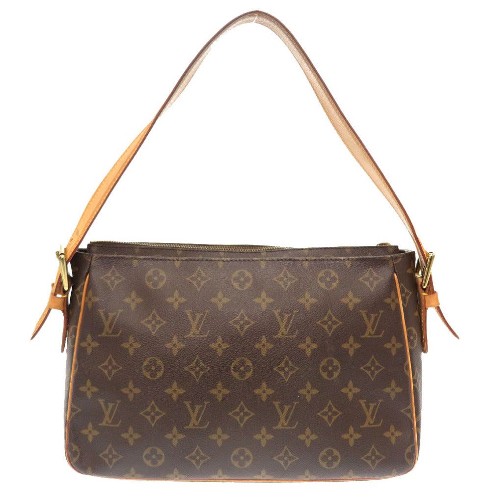 Louis Vuitton M51163 Vivasite GM Monogram Canvas Brown Shoulder Bag