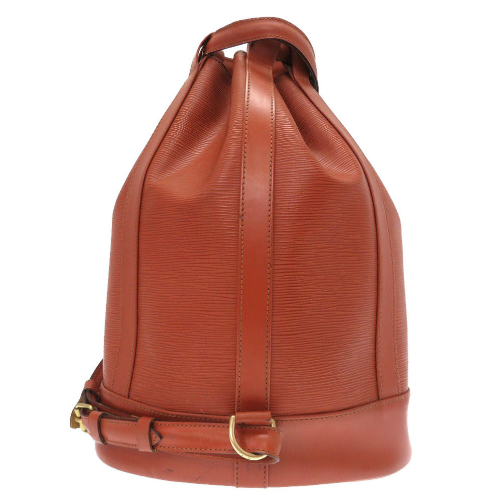 Louis Vuitton M52353 Epi Kenya Epi RandonneePM Leather Brown Shoulder Bag