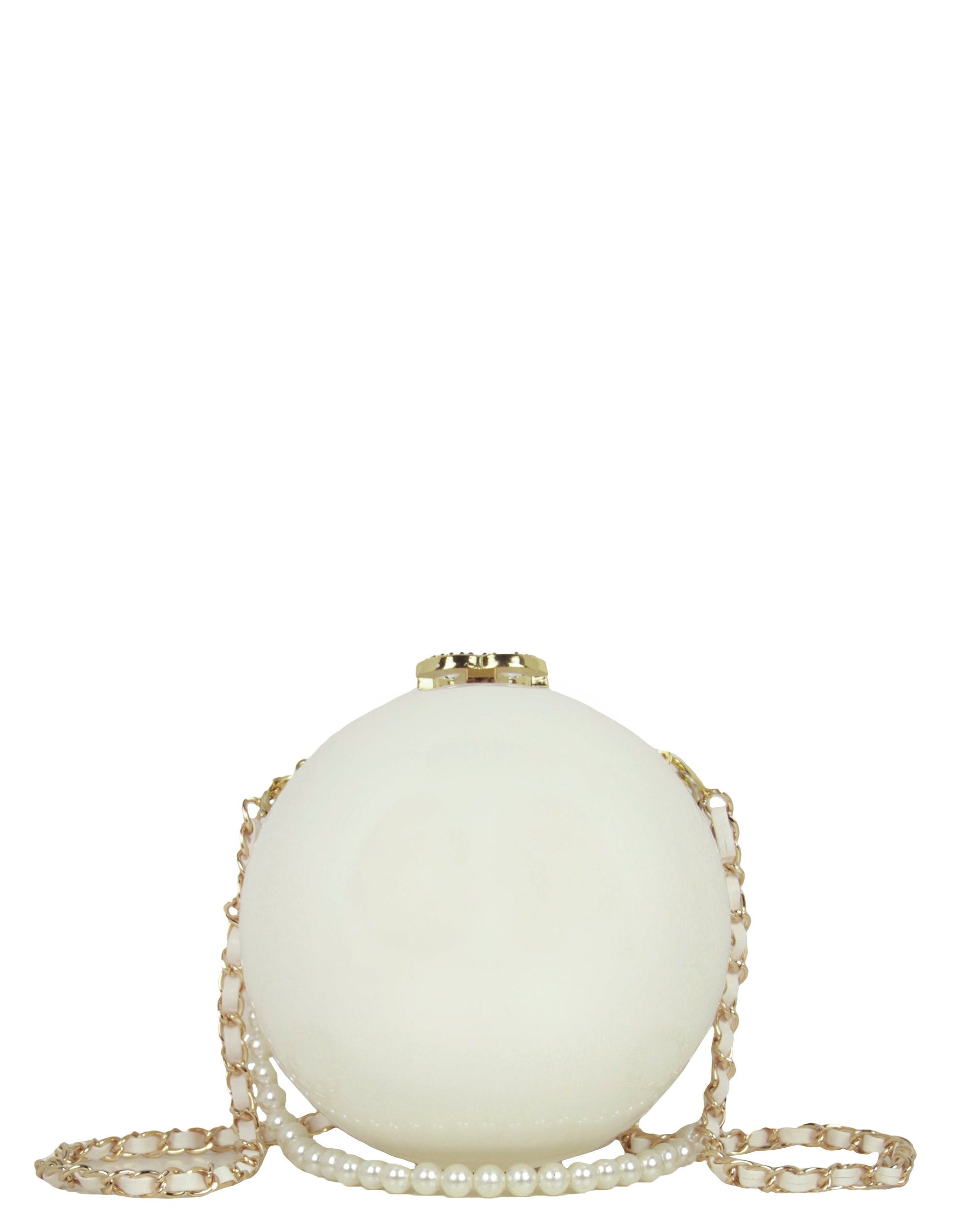 Chanel 2016 Dubai Vip Gift Pvc Pearl Bag W/ CC Clasp