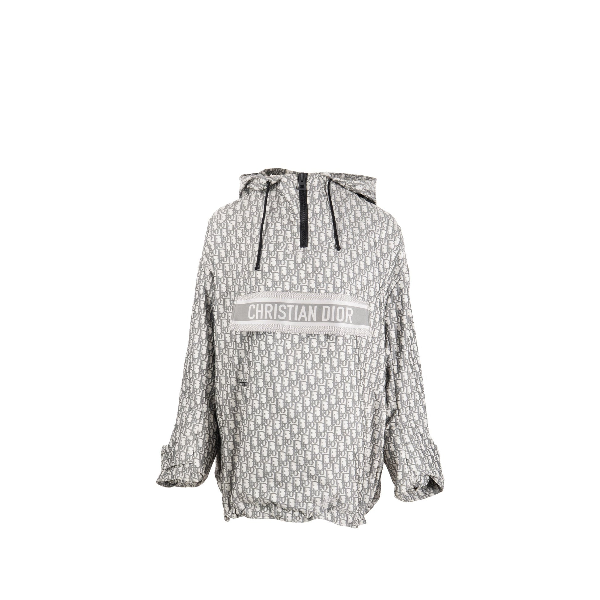 Dior Size Hooded Anorak Oblique Jacquard Technical Taffeta Travel Bag