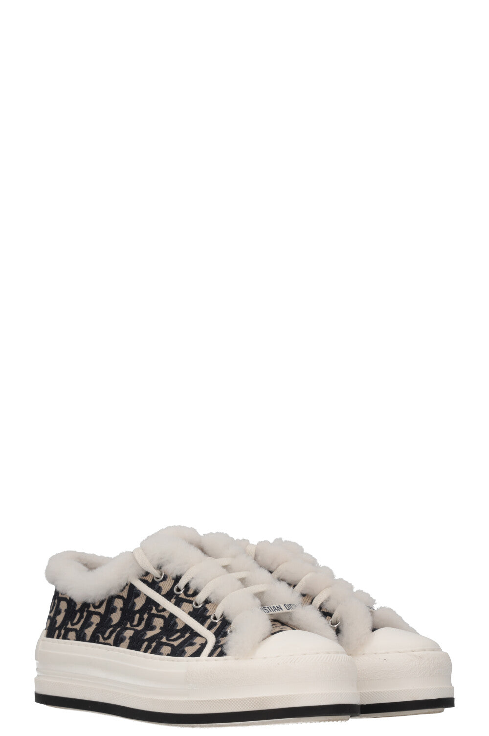 Dior Handbag Walkn Shearling Platform Sneaker Oblique Shoes