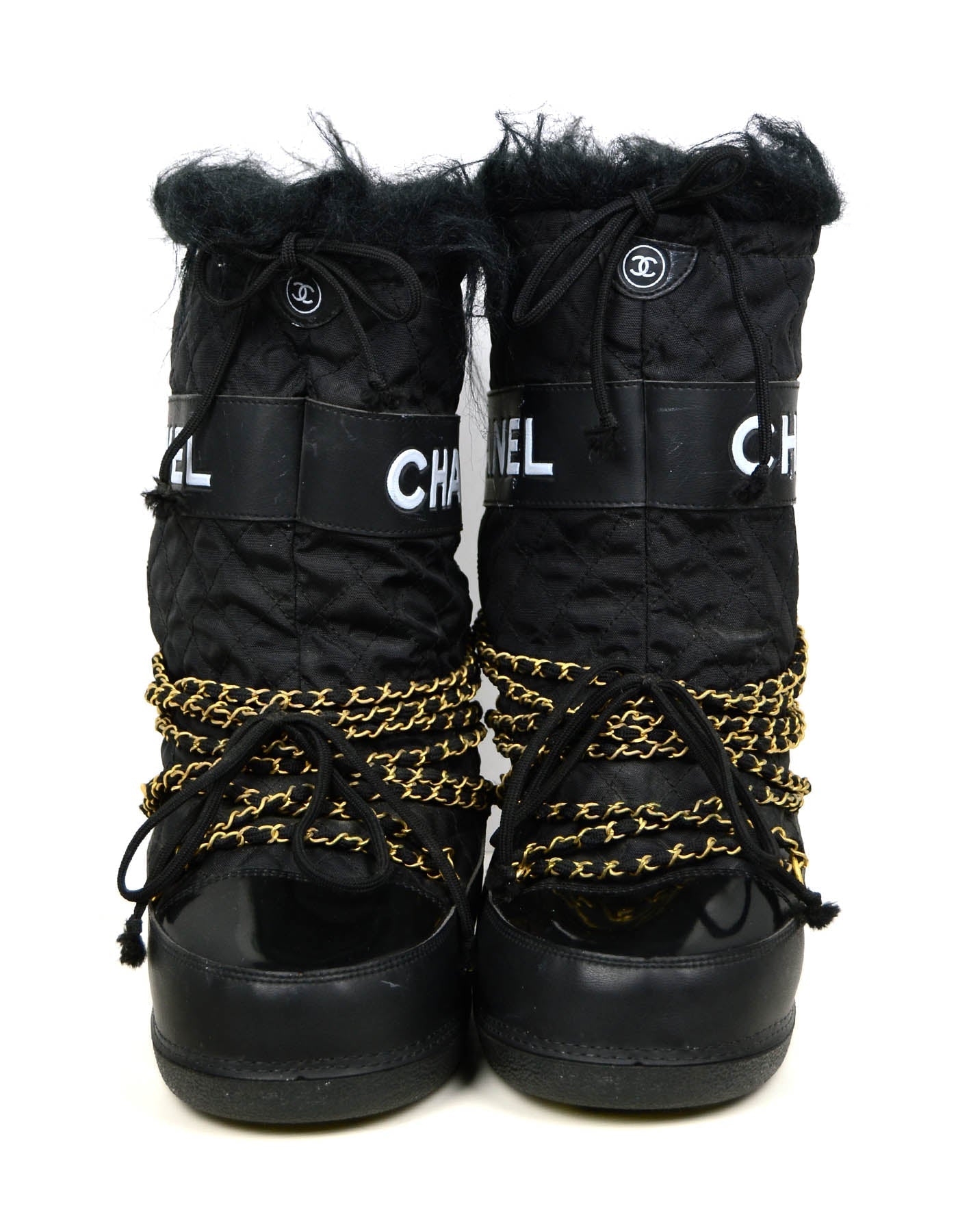Chanel Iconic 90’s Moon Boots Sz 41 43 for Women