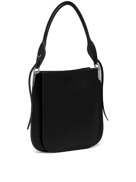 Prada Margit Shoulder Bag Leather Black