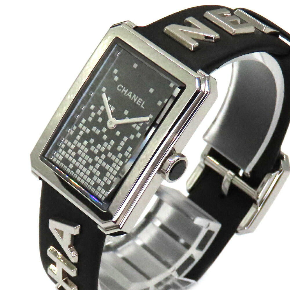 Chanel Black Boy·friend Wanted De Chanel Watch H7470 Handbag