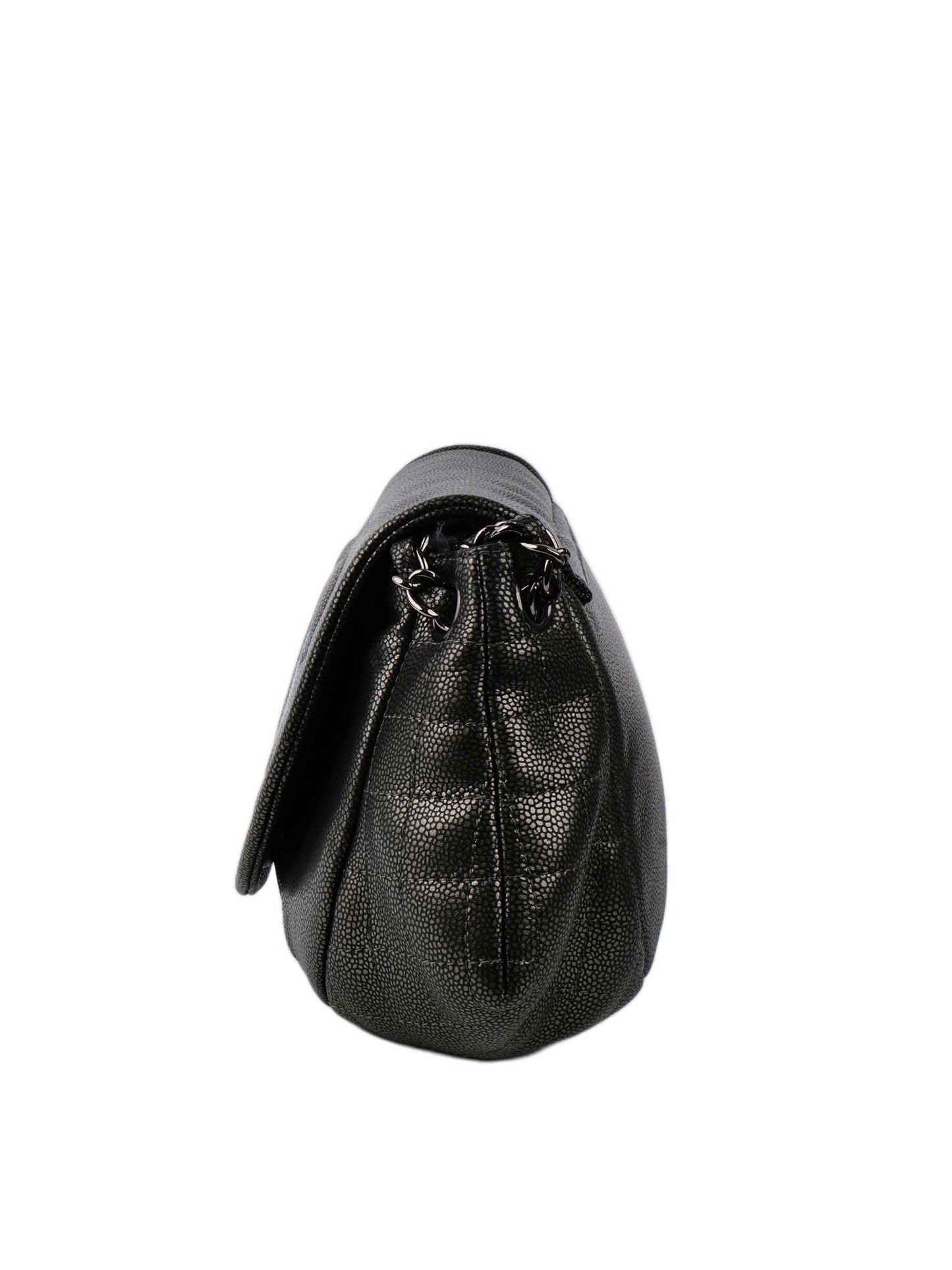 Chanel Mechanic Grey Half Moon Bag.