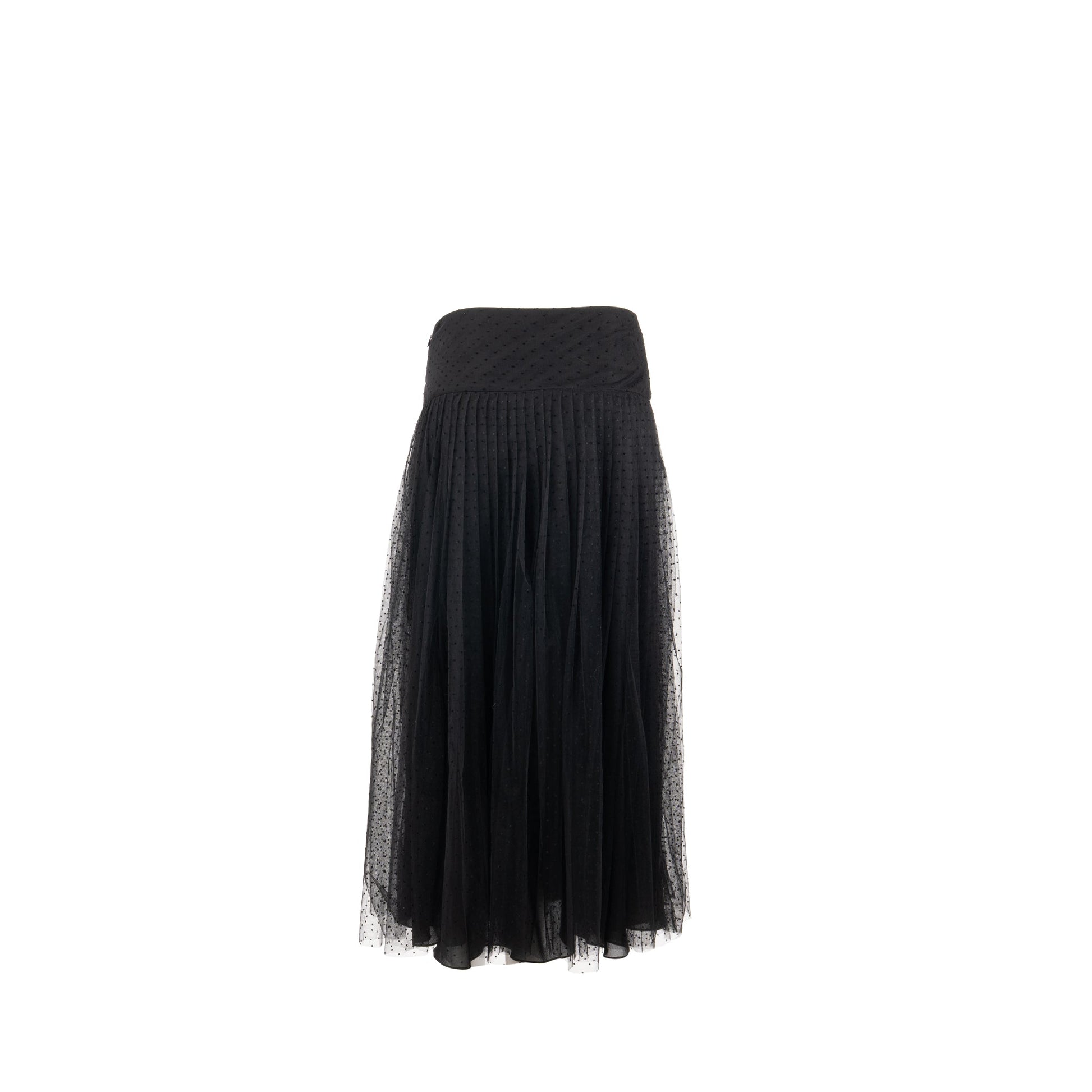 Dior Size Pleated Skirt Polyamide Handbag Black Travel Bag