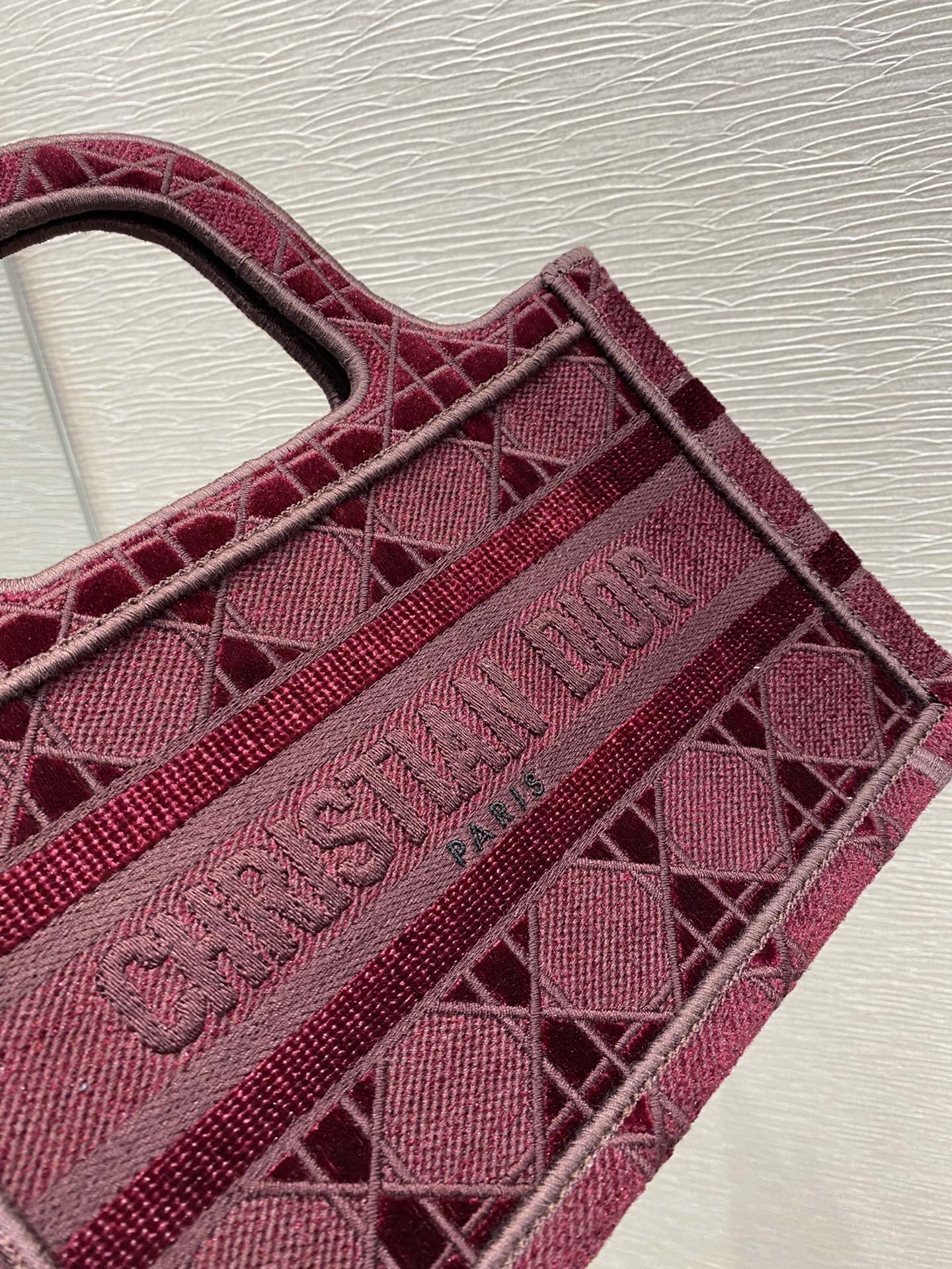 Book Oblique Cd Canvas Red Mini Tote Bag