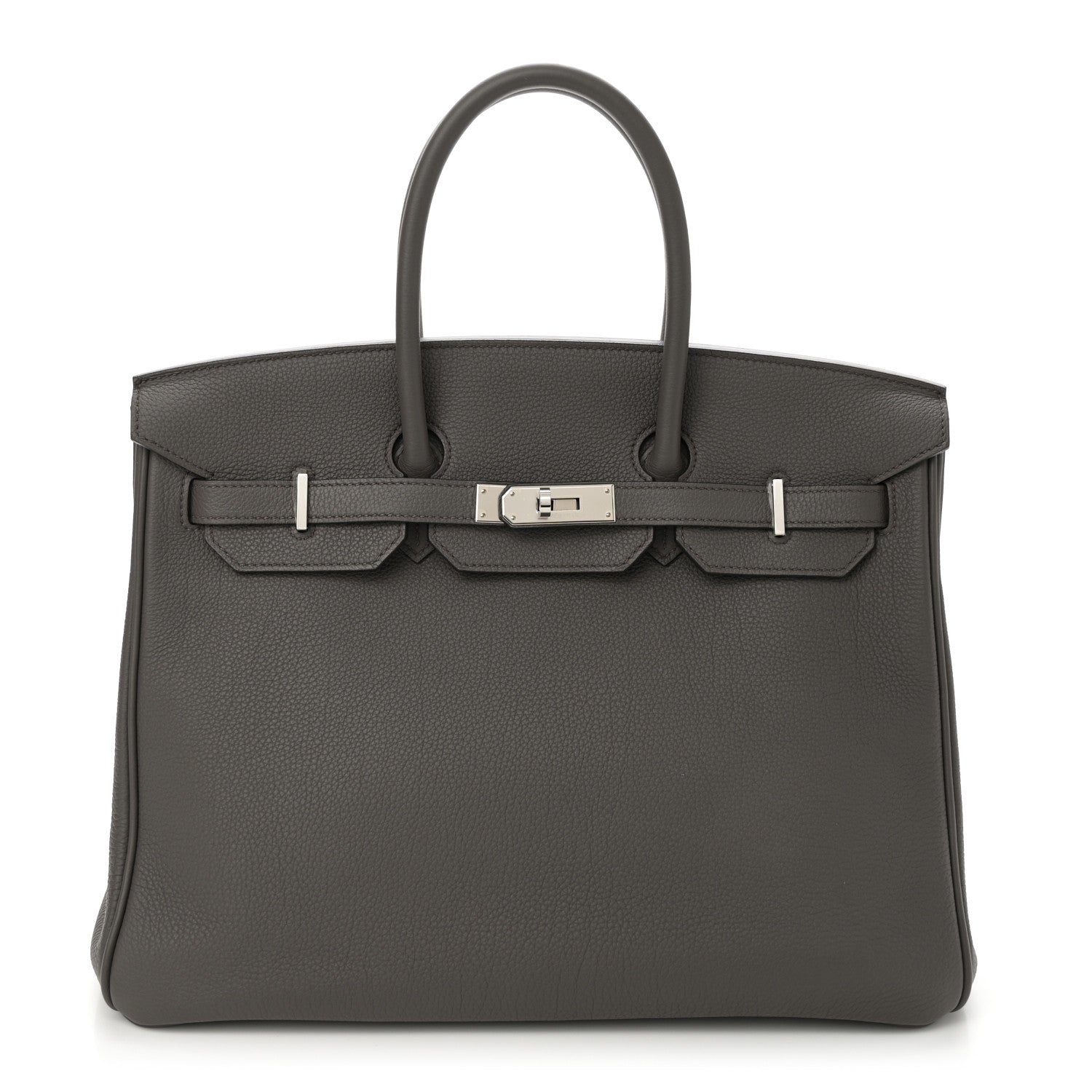 Hermes Togo Birkin Etain Handbag Travel Bag 35 Etain 1733549