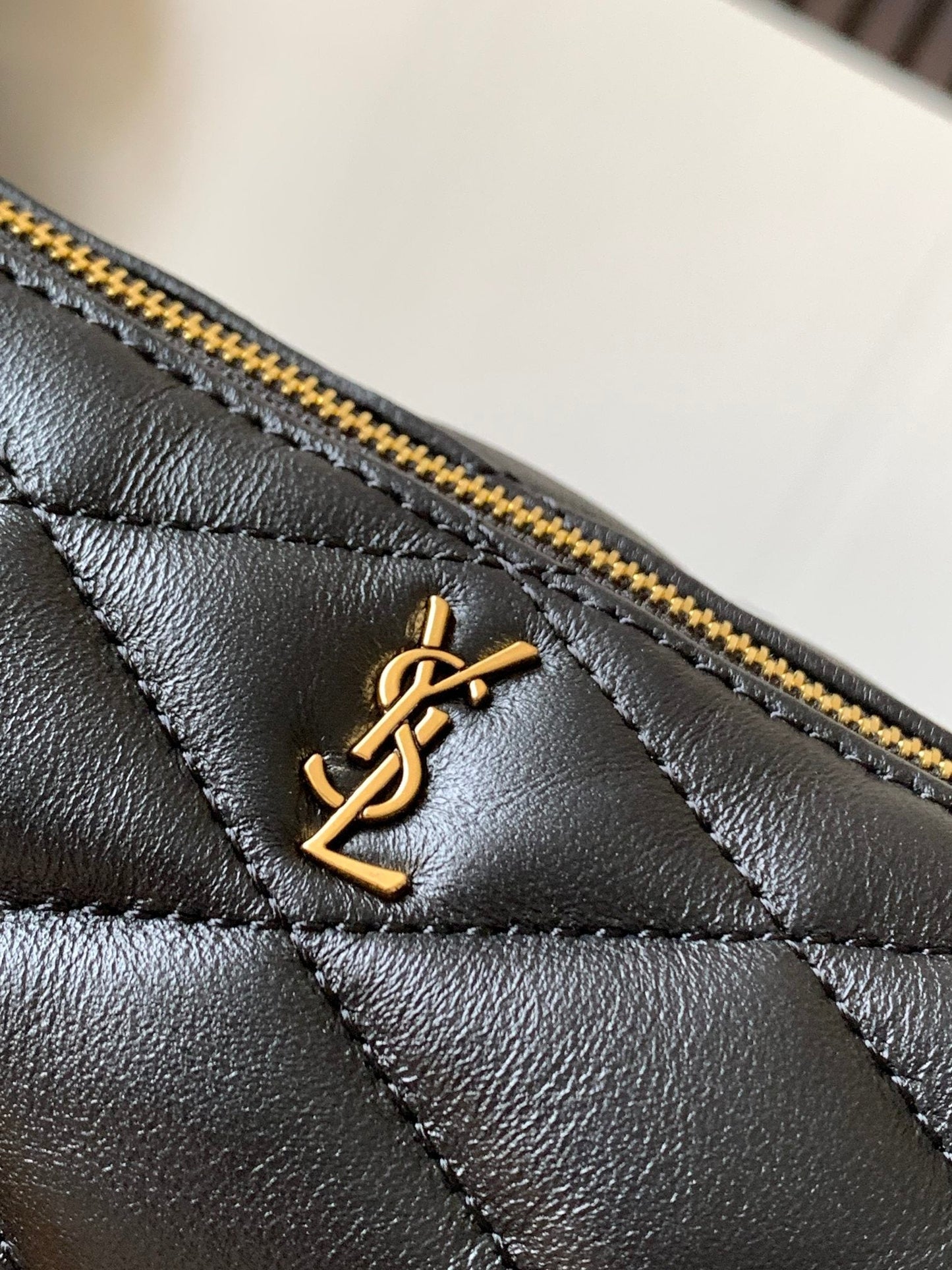 YSL Saint Laurent Sade Tube 7.9in 20cm Black Mini Bag