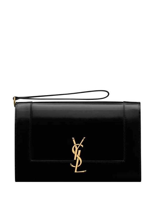YSL Saint Laurent Saint Laurent Trending Cassandre Clutch Bag Black Logo