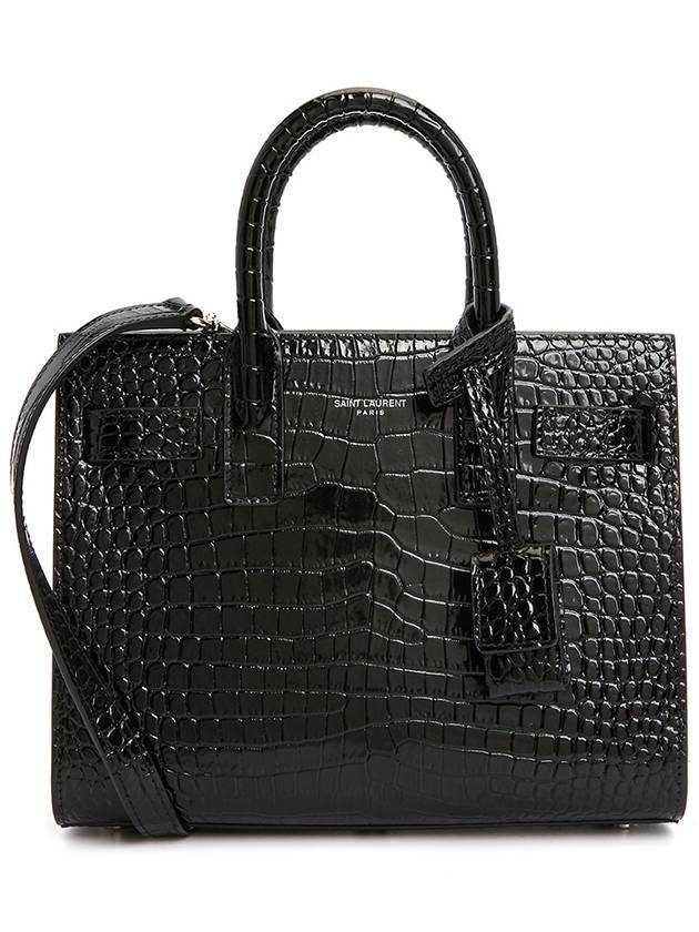 YSL Saint Laurent Saint Laurent Trending Sac De Jour Nano Leather Black Tote Bag