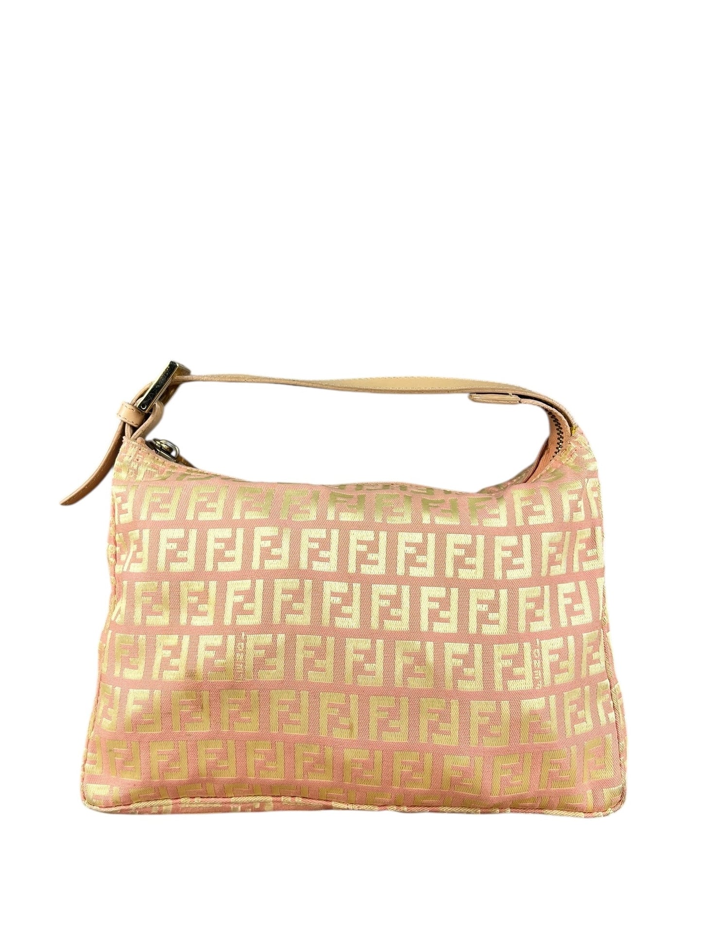 Fendi Handbag Zucca Pochette Pink